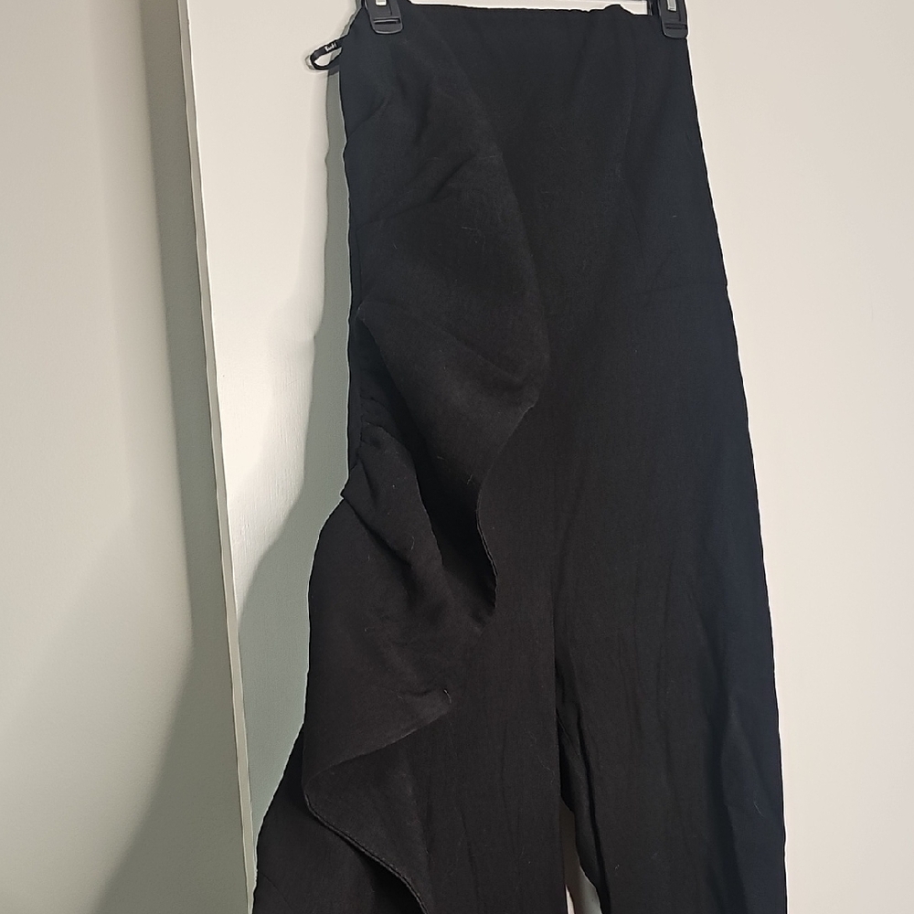 Bardot Black Asymmetrical Romper - Picture 3 of 4
